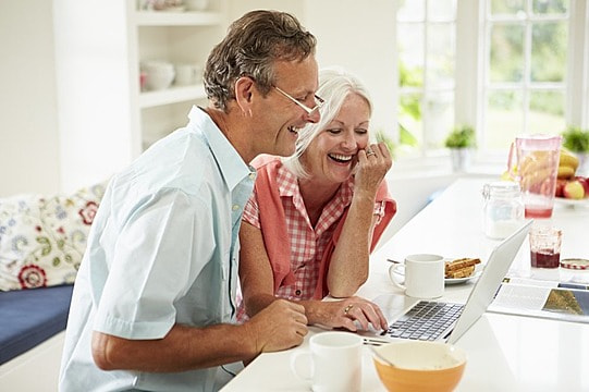 Couple at Laptop